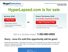 Tablet Screenshot of hyperlapsed.com